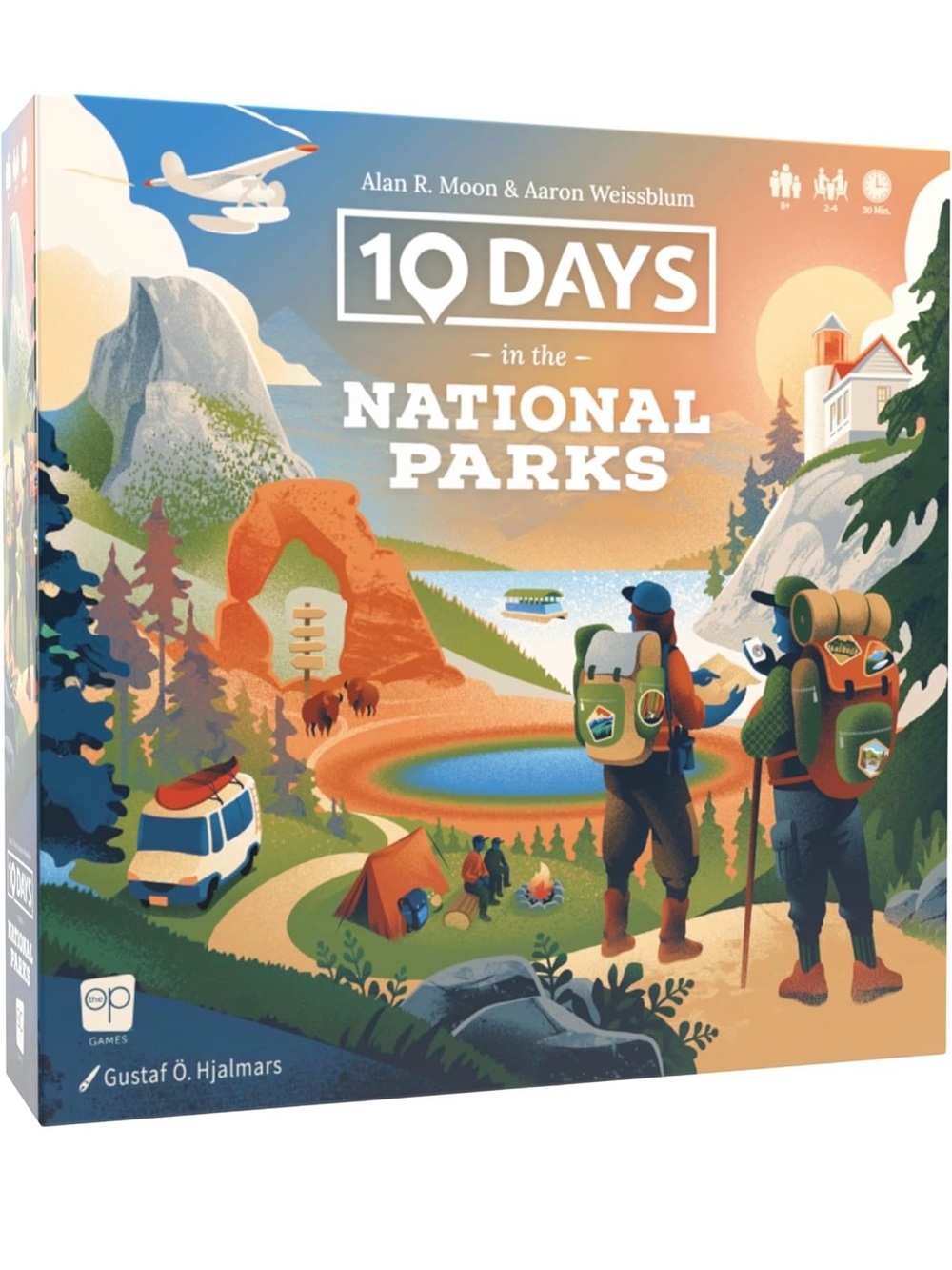 NWT 10 Days in the National Parks Strategy Board Game America Travel